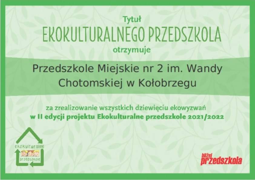 Ekokulturalne Przedszkole